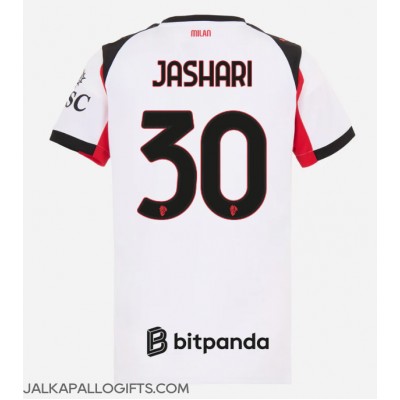AC Milan Ardon Jashari #30 Vieraspaita Naiset 2025-26 Lyhythihainen AC Milan Ardon Jashari #30 Vieraspaita Naiset 2025-26 Lyhythihainen